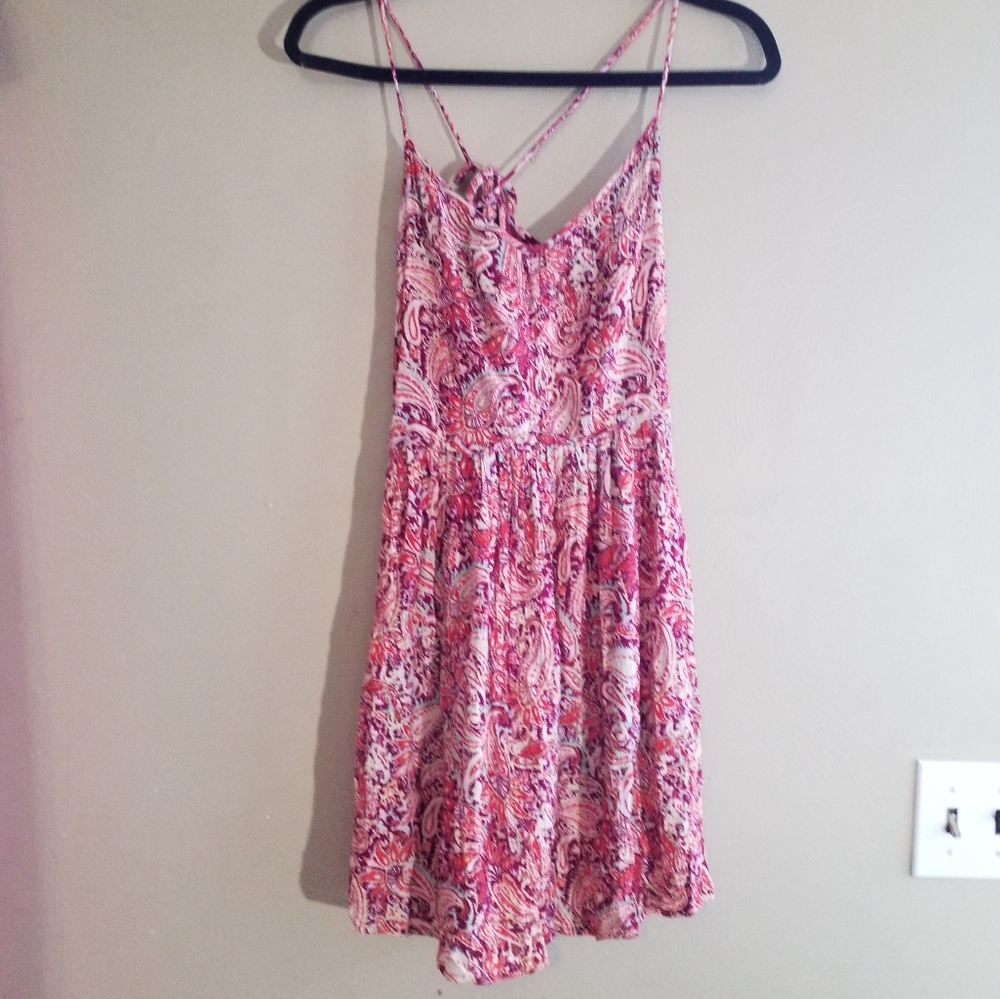 Billabong Pink Paisley Mini Dress